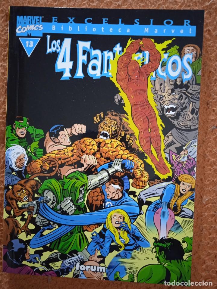 C&oacute;mics: EXCELSIOR BIBLIOTECA MARVEL - LOS 4 FANTASTICOS 13 FORUM - Foto 1