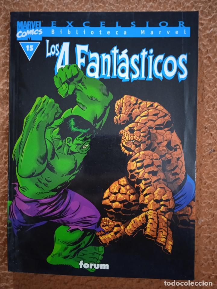 C&oacute;mics: EXCELSIOR BIBLIOTECA MARVEL - LOS 4 FANTASTICOS 15 FORUM - Foto 1