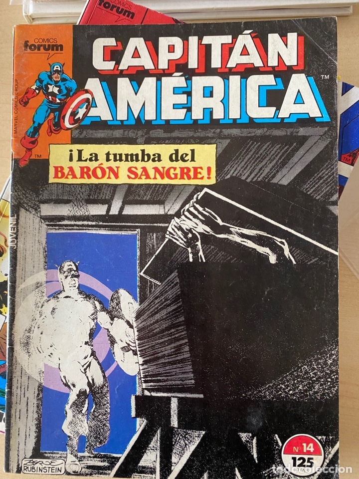 C&oacute;mics: Capit&aacute;n America. Vol. 1. F&oacute;rum. N&uacute;mero 14 - Foto 1