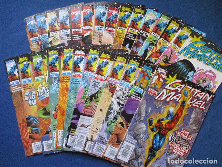 C&oacute;mics: MARVEL / CAPIT&Aacute;N MARVEL de PETER DAVID &middot; VOLUMEN 1 FORUM COMPLETO &middot; 26 GRAPAS - Foto 1