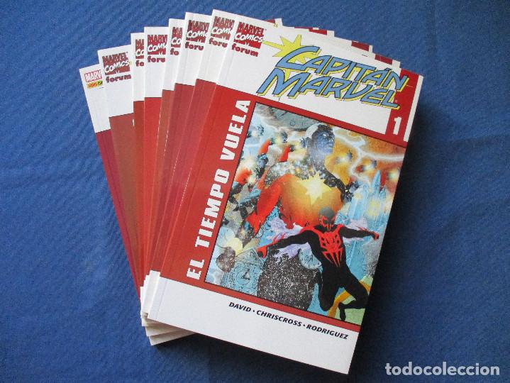 C&oacute;mics: MARVEL / CAPIT&Aacute;N MARVEL de PETER DAVID &middot; VOLUMEN 2 FORUM / PANINI COMPLETO &middot; 8 TOMOS - Foto 1