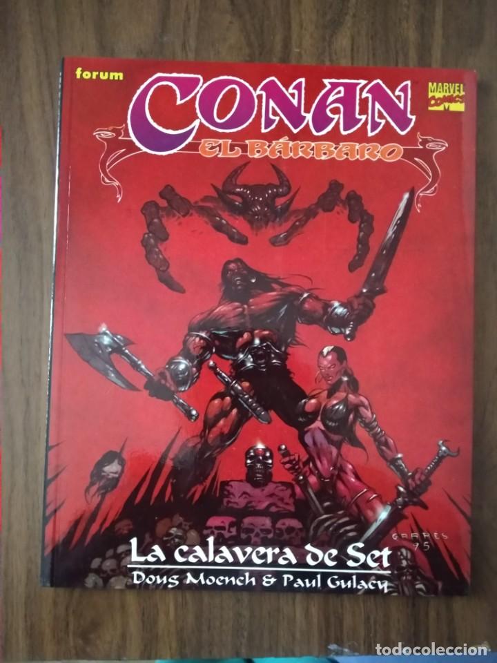 C&oacute;mics: Conan, El B&aacute;rbaro. La calavera de Set - Doug Moench / Paul Gulacy - Foto 1
