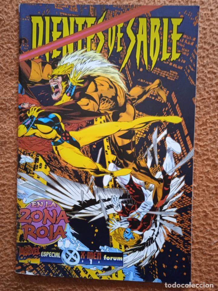 C&oacute;mics: DIENTES DE SABLE-EN LA ZONA ROJA-MARVEL COMICS ESPECIAL - Foto 1