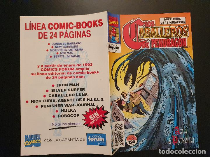 C&oacute;mics: LOS CABALLEROS DE PENDRAGON VOL. 1 # 3 (FORUM) - 1992 - Foto 3