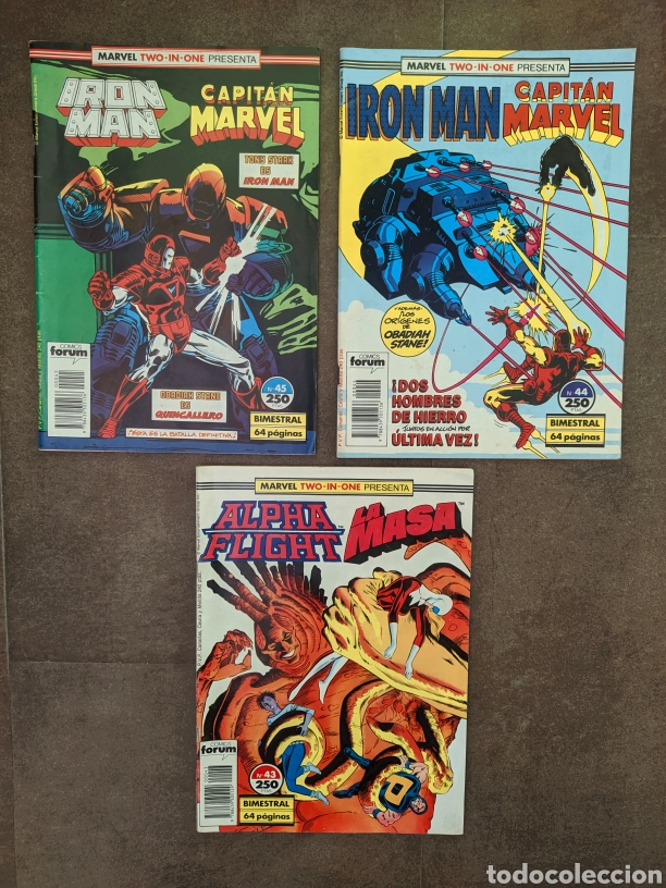 C&oacute;mics: MARVEL TWO IN ONE FORUM NUMEROS 43 44 Y 45