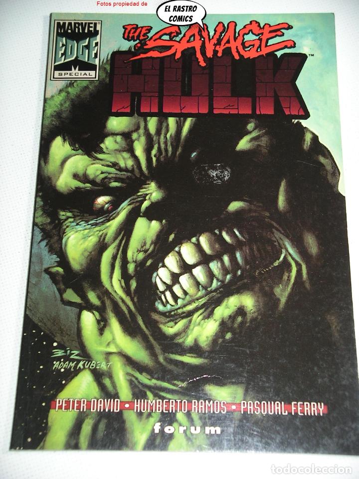 C&oacute;mics: Hulk, the Savage, ed. Forum Marvel 1995, Increible Hulk - Foto 2