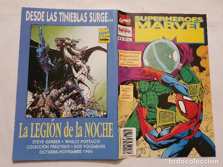 C&oacute;mics: SUPERHEROES MARVEL VOL. 1 # 8 (FORUM) - SPIDERMAN - 1994 - Foto 2