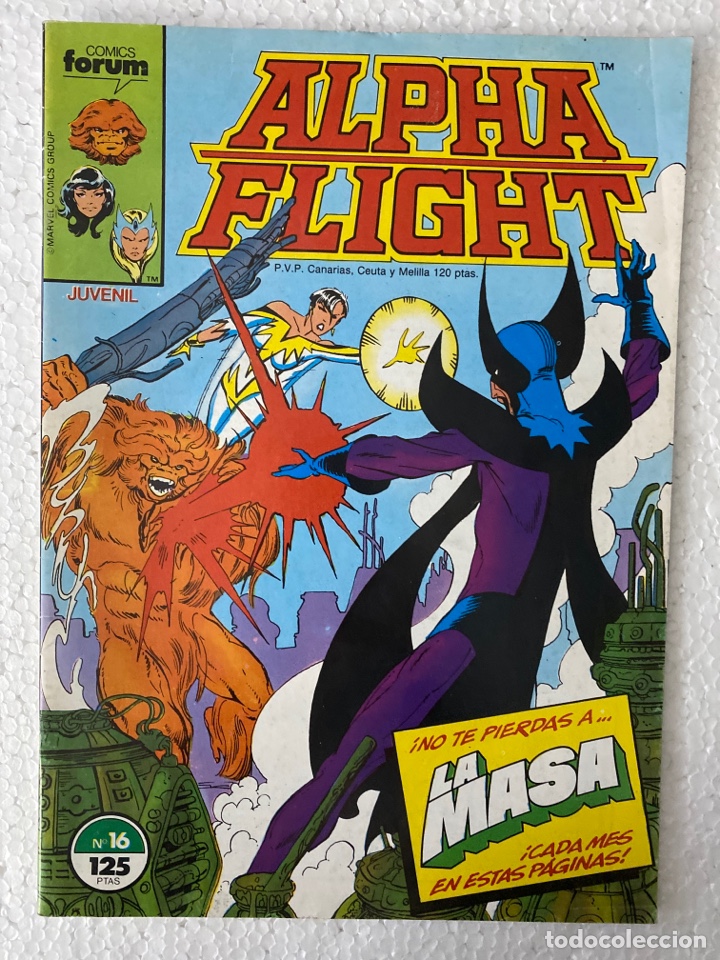 C&oacute;mics: ALPHA FLIGHT #16 vol.1 F&Oacute;RUM 1&ordf; edici&oacute;n &laquo;BUEN ESTADO&raquo; - Foto 1