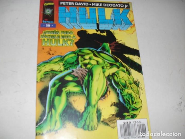 C&oacute;mics: HULK N&ordm; 19,(CON GUION DE PETER DAVID).forum comics,a&ntilde;o 1995.DE KIOSKO. - Foto 1