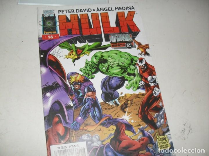 C&oacute;mics: HULK N&ordm; 16,(CON GUION DE PETER DAVID).forum comics,a&ntilde;o 1995.DE KIOSKO. - Foto 1