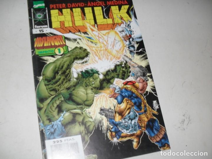 C&oacute;mics: HULK N&ordm; 15,(CON GUION DE PETER DAVID).forum comics,a&ntilde;o 1995.DE KIOSKO. - Foto 1