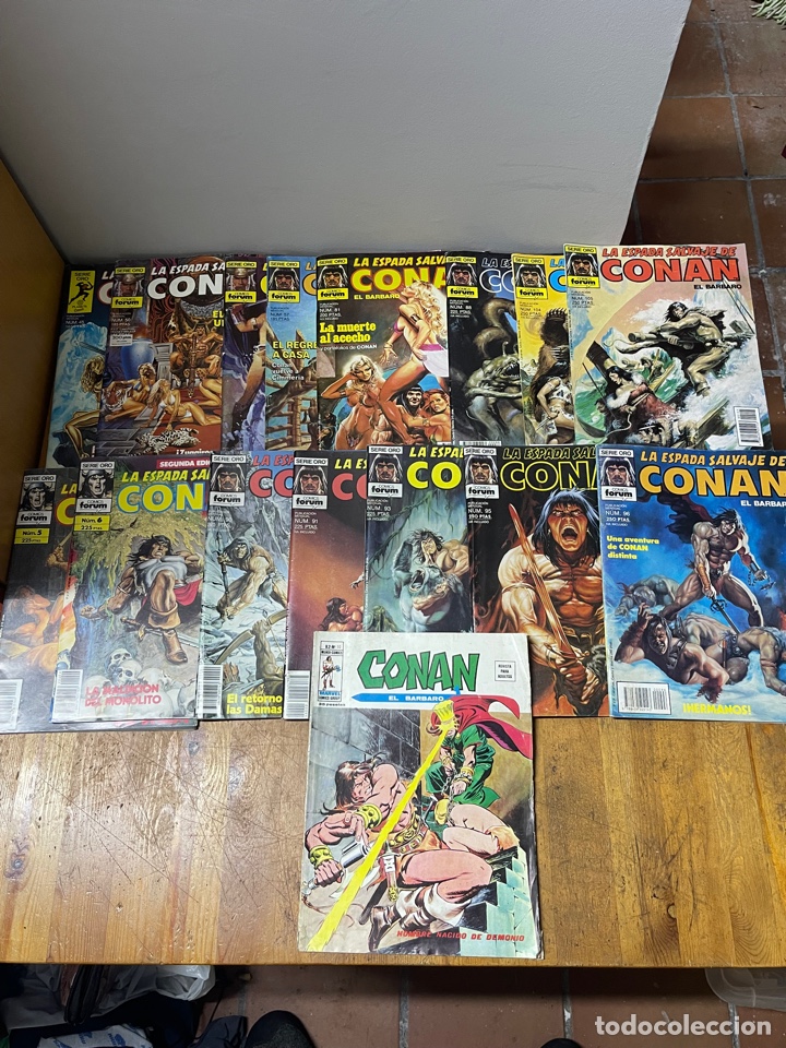 C&oacute;mics: Lote c&ograve;mic la espada salvaje de Conan y Conan el barbaro - Foto 2