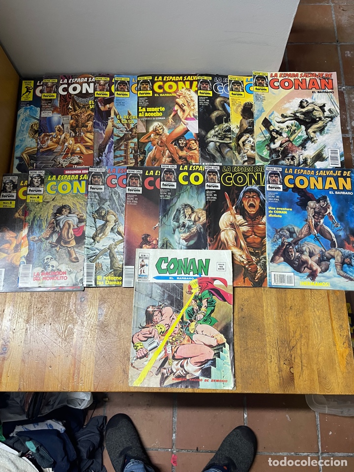 C&oacute;mics: Lote c&ograve;mic la espada salvaje de Conan y Conan el barbaro - Foto 1