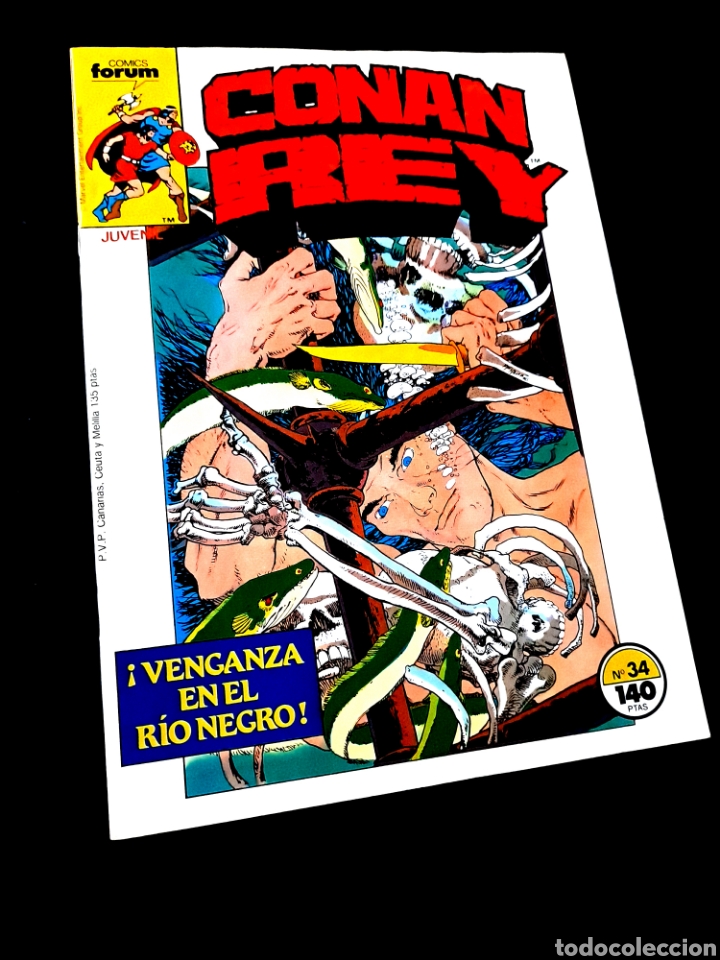 C&oacute;mics: EXCELENTE ESTADO CONAN REY 34 FORUM GRAPA - Foto 1