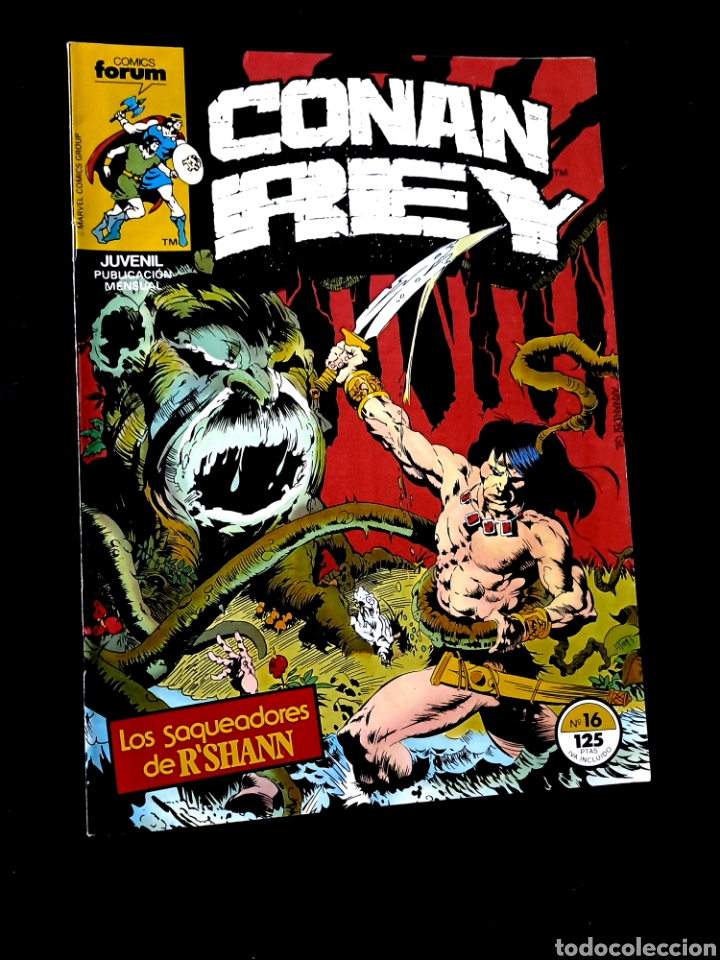C&oacute;mics: COMIC EXCELENTE CONAN REY 16 FORUM GRAPA MARVEL - Foto 1