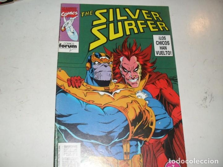 C&oacute;mics: SILVER SURFER,VOL. 2,N&ordf; 7,(DE 21).forum comics,a&ntilde;o 1991.DE KIOSKO. - Foto 1