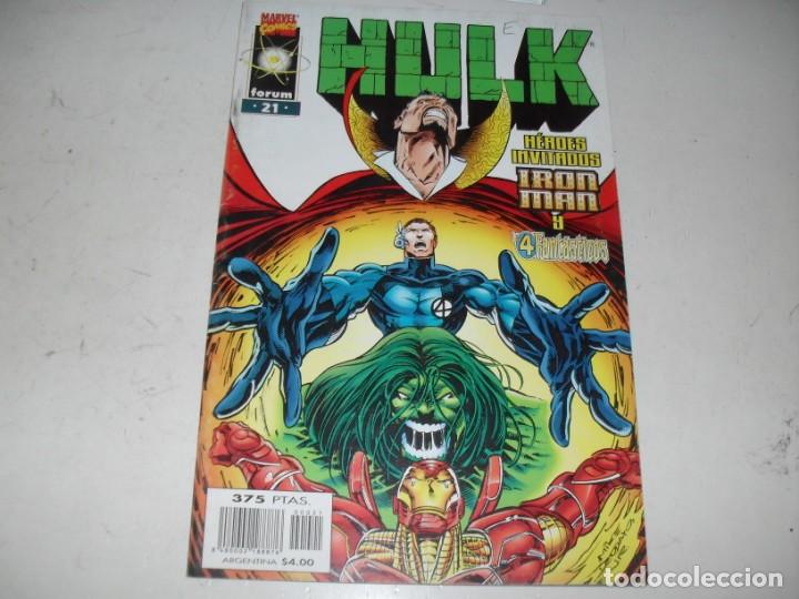 C&oacute;mics: HULK N&ordm; 21,extra,(DE 24).EPOCA PETER DAVID.forum comics,a&ntilde;o 1996.DE KIOSKO. - Foto 1