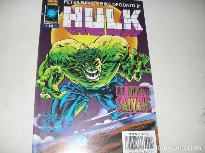C&oacute;mics: HULK N&ordm; 18,(DE 24).EPOCA PETER DAVID.forum comics,a&ntilde;o 1996.DE KIOSKO. - Foto 1