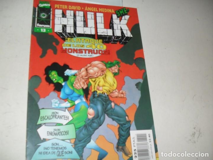 C&oacute;mics: HULK N&ordm; 13,(DE 24).EPOCA PETER DAVID.forum comics,a&ntilde;o 1996.DE KIOSKO. - Foto 1
