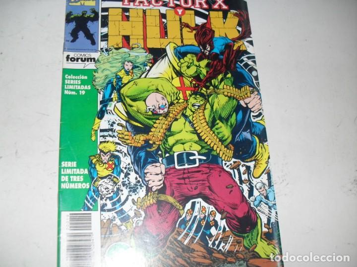 C&oacute;mics: FACTOR X Y HULK N&ordm; 2,(DE 3).EPOCA PETER DAVID.forum comics,a&ntilde;o 1992.DE KIOSKO. - Foto 1