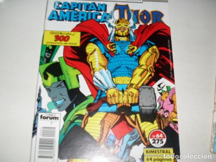 Comics: CAPITAN AMERICA (Y THOR) Nº 64,68 PAG.(DE 76). comics,año 1985.BUEN ESTADO.1ª edicion en españa