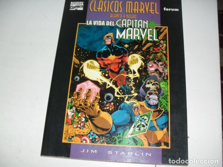 C&oacute;mics: CLASICOS MARVEL 2,(DE 14),LA VIDA DEL CAPITAN MARVEL.forum comics,a&ntilde;o 1997,DE KIOSKO. - Foto 1