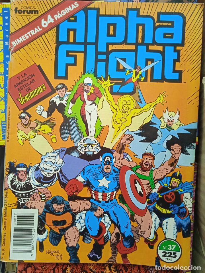 C&oacute;mics: ALPHA FLIGHT 37 BIMESTRAL 64 PAGINAS VOLUMEN 1 # - Foto 1
