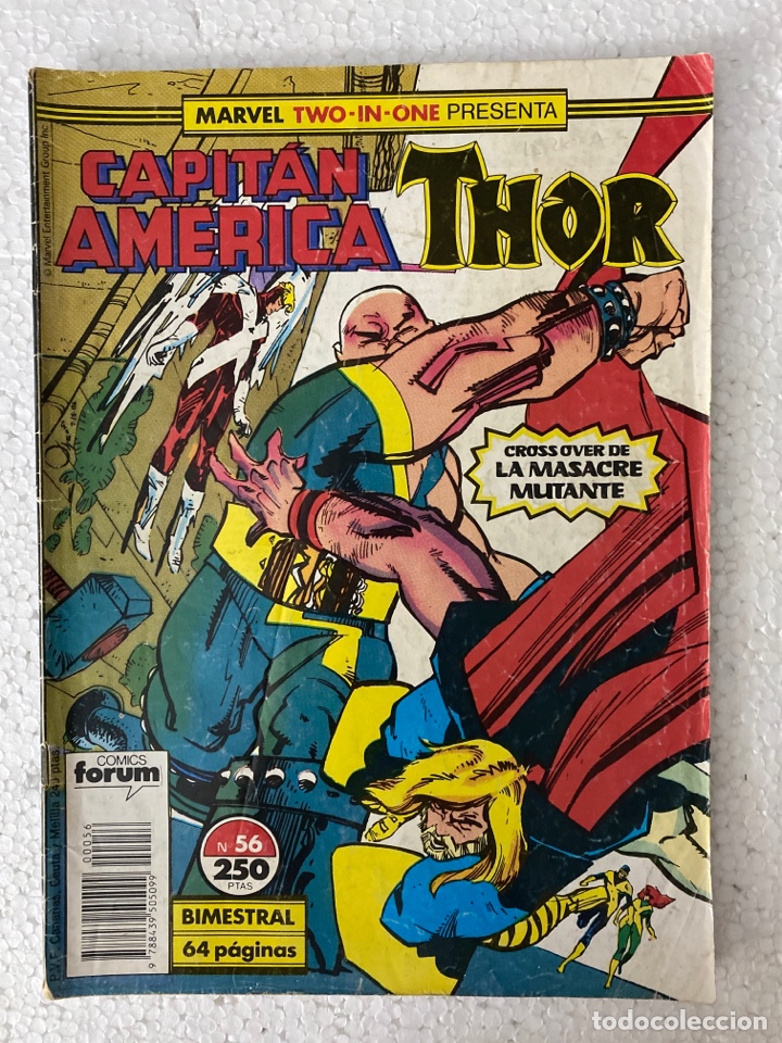 C&oacute;mics: CAPIT&Aacute;N AM&Eacute;RICA THOR #56 MARVEL TWO-IN-ONE - FORUM - vol1 - Foto 1