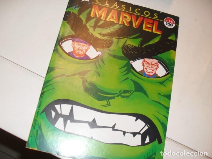C&oacute;mics: CLASICOS MARVEL 14:HULK.(DE 41).forum comics,a&ntilde;o 1988.DE KIOSKO. - Foto 1