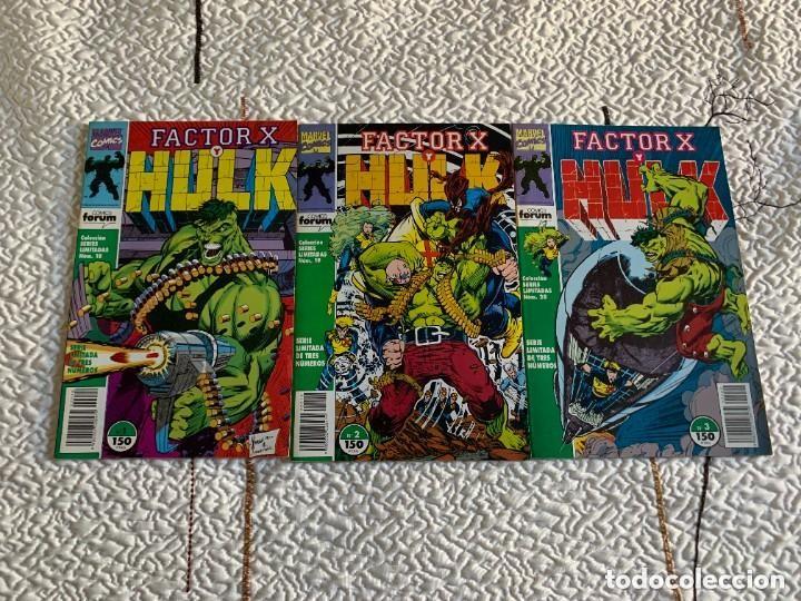 C&oacute;mics: Factor X y Hulk. Miniserie de 3 n&uacute;meros Completa. Colecci&oacute;n series limitadas Forum - Foto 1
