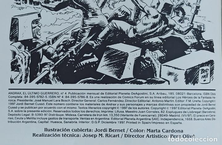 C&oacute;mics: ANDRAX EL ULTIMO GUERRERO N&ordm; 4 - FORUM - Foto 4