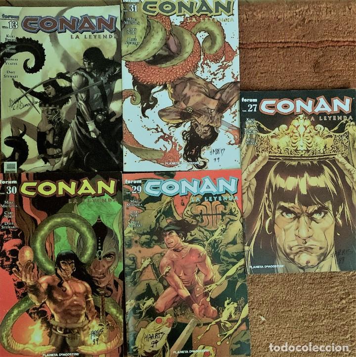 C&oacute;mics: LOTE 5 CONAN LA LEYENDA 4 CON FIRMA - Foto 1