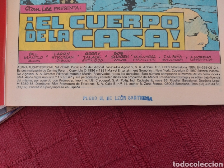 C&oacute;mics: ALPHA FLIGHT ESPECIAL NAVIDAD-ALPHA FLIGHT Y LA MASA MARVEL TWO-IN-ONE -COMICS FORUM - Foto 17