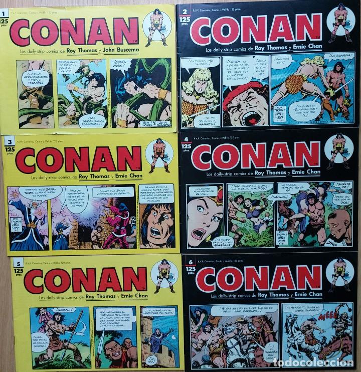 C&oacute;mics: CONAN TIRAS DE PRENSA .COMPLETO 12 EJEMPLARES. - Foto 1
