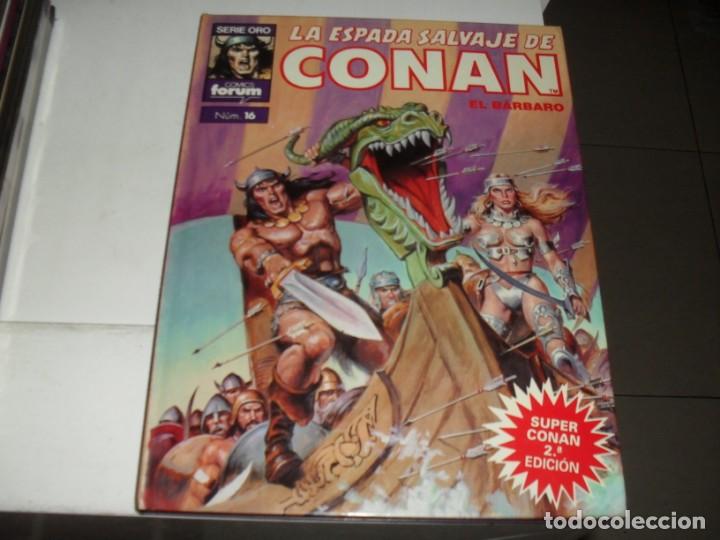 C&oacute;mics: SUPER CONAN N&ordm;16 (2&ordf; EDICION).forum comics,a&ntilde;o 1982.DE KIOSKO. - Foto 1