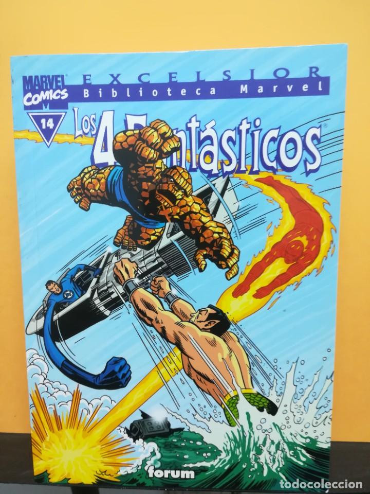 C&oacute;mics: LOS 4 FANT&Aacute;STICOS. N&ordm; 14. BIBLIOTECA MARVEL. FORUM - Foto 1