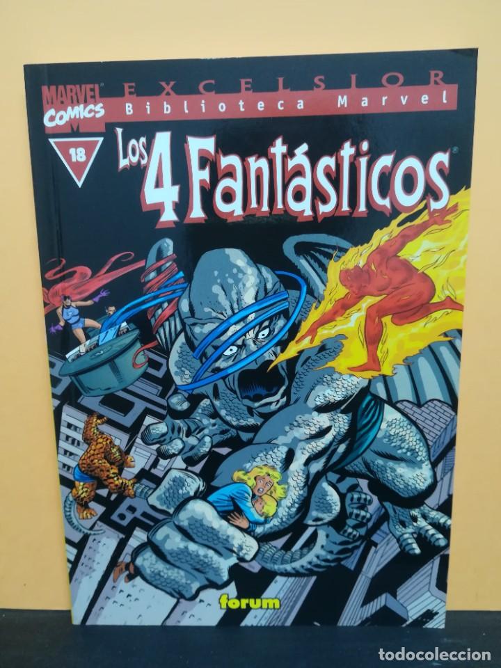C&oacute;mics: LOS 4 FANT&Aacute;STICOS. N&ordm; 18. BIBLIOTECA MARVEL. FORUM - Foto 1