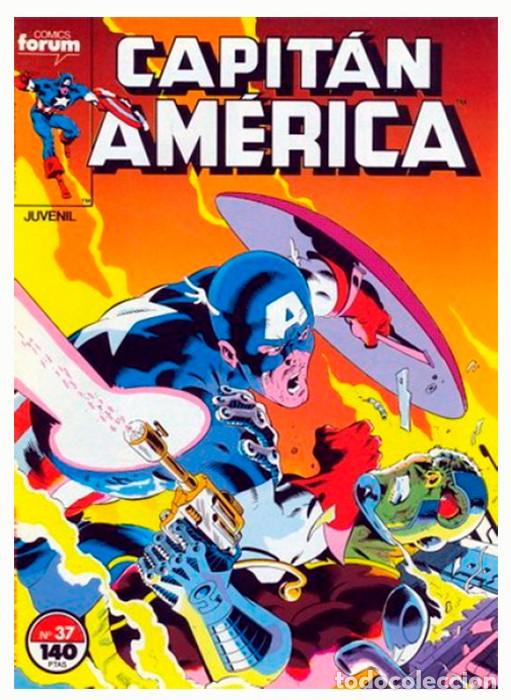 C&oacute;mics: COMIC GRAPA CAPITAN AMERICA N&ordm; 37 COMICS FORUM DEAGOSTINI 1987 - Foto 1