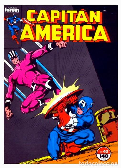 C&oacute;mics: COMIC GRAPA CAPITAN AMERICA N&ordm; 40 COMICS FORUM DEAGOSTINI 1987 - Foto 1