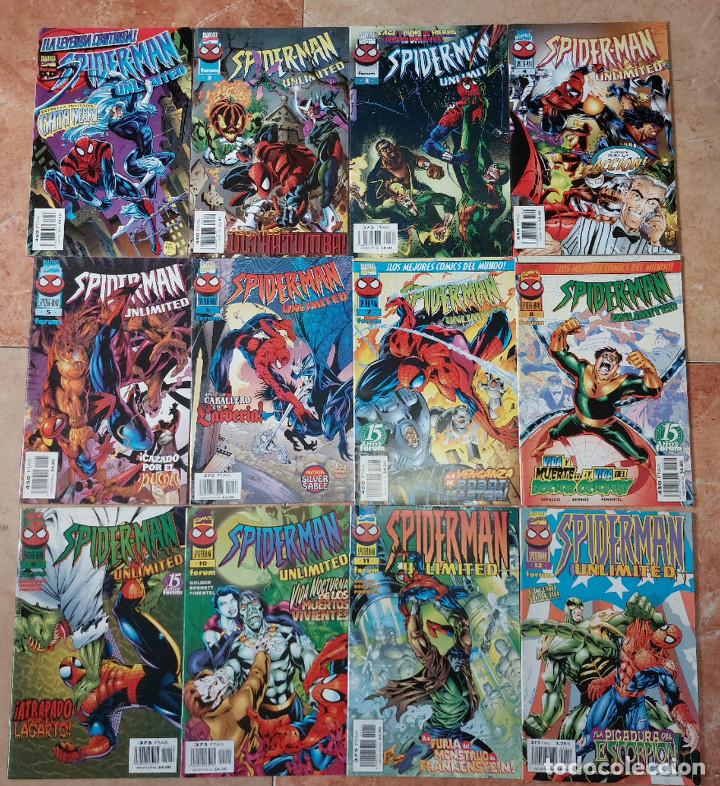 C&oacute;mics: SPIDERMAN ULIMITED. COLECCI&Oacute;N COMPLETA.12 numeros.j FORUM. - Foto 1