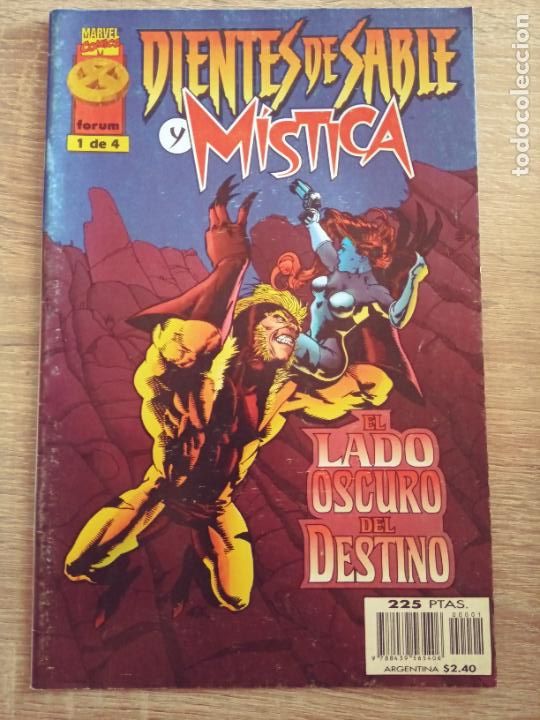 C&oacute;mics: Dientes de sable y M&iacute;stica n&ordm; 1 (de 4) (Marvel. C&oacute;mics F&oacute;rum)