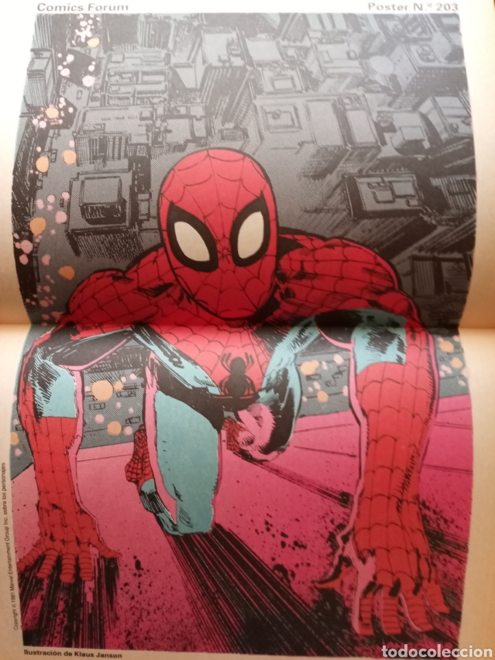 C&oacute;mics: Spiderman extra invierno 1991 Contiene p&oacute;ster cj66 - Foto 2