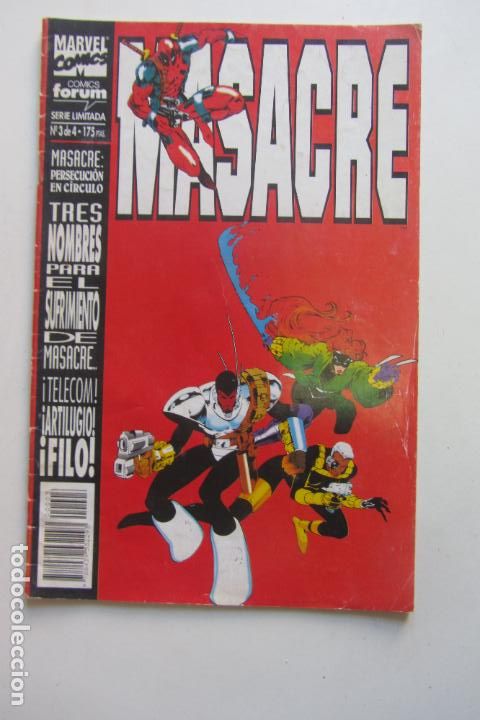 C&oacute;mics: MASACRE vol I PERSECUCI&Oacute;N EN CIRCULO N&ordm; 3 DE 4. COMICS FORUM. FORUM ARX180 - Foto 1