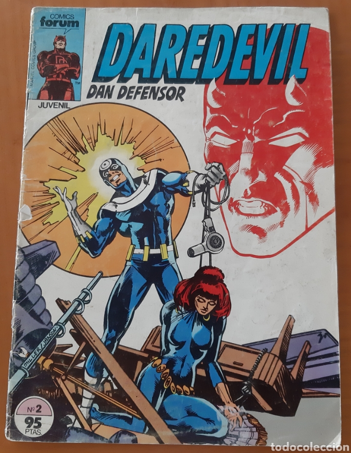 C&oacute;mics: C&oacute;mic Forum Daredevil Dan Defensor n&uacute;mero 2. A&ntilde;o 1983. R44 - Foto 1
