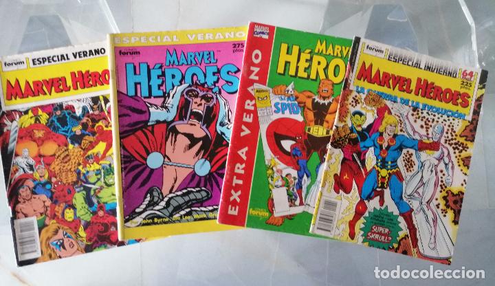 Comics: MARVEL H&Eacute;ROES 3 ESPECIAL VERANO Y 1 ESPECIAL INVIERNO