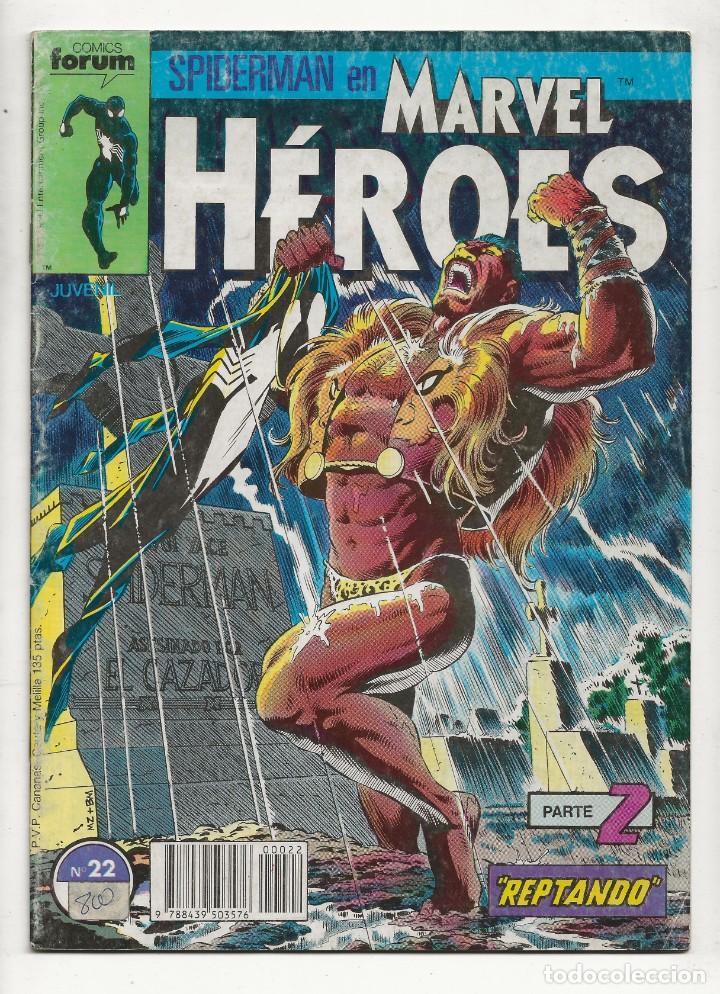 C&oacute;mics: HEROES MARVEL n&ordm; 22 - SPIDERMAN - FORUM 1987 - Foto 1