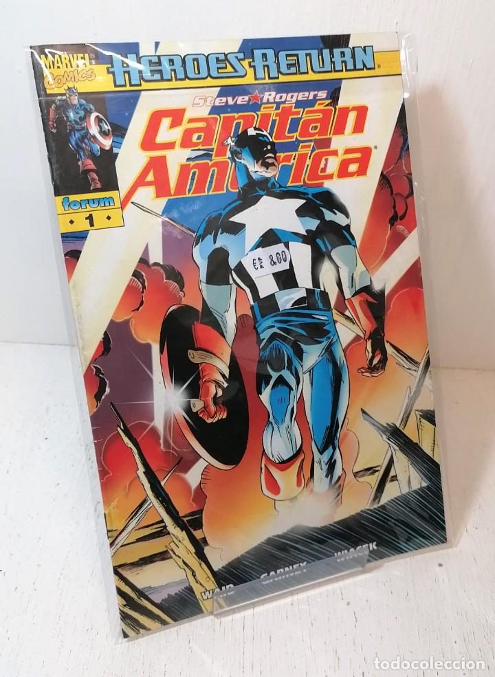 C&oacute;mics: Comic: &rdquo;Steve Rogers Capit&aacute;n am&eacute;rica&rdquo; N&ordm; 1 y 2 de Marvel comics FORUM - Foto 1