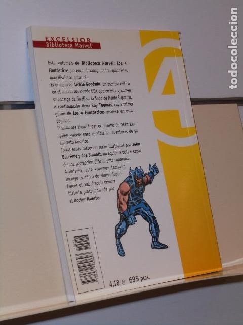 C&oacute;mics: BIBLIOTECA MARVEL EXCELSIOR LOS 4 FANTASTICOS NUMERO 16 - FORUM - Foto 2