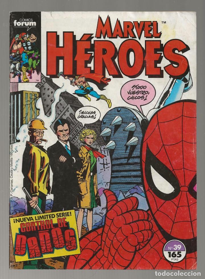 C&oacute;mics: HEROES MARVEL n&ordm; 39 - FORUM 1989