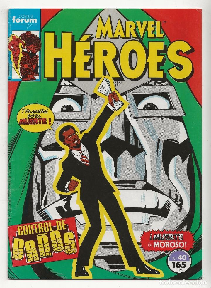 C&oacute;mics: HEROES MARVEL n&ordm; 40 - FORUM 1989